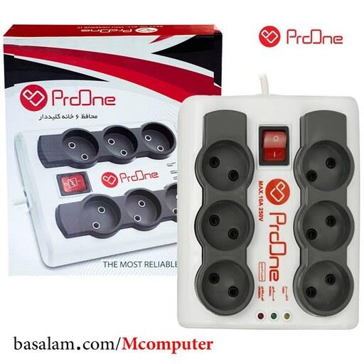 محافظ ولتاژ  برق6 خانه لوازم برقی پرووان ProOne PPS610 با کابل سه متری